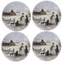 Hermia Set de 4 Salvamanteles Individuales Multicolor